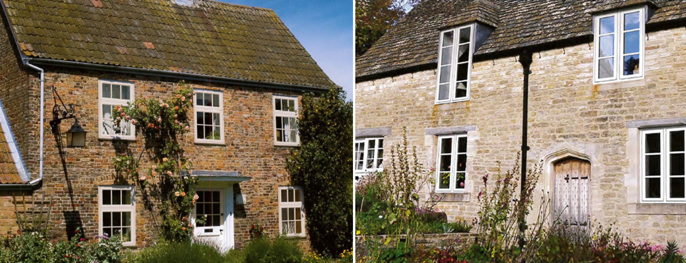 A range of flush fir windows