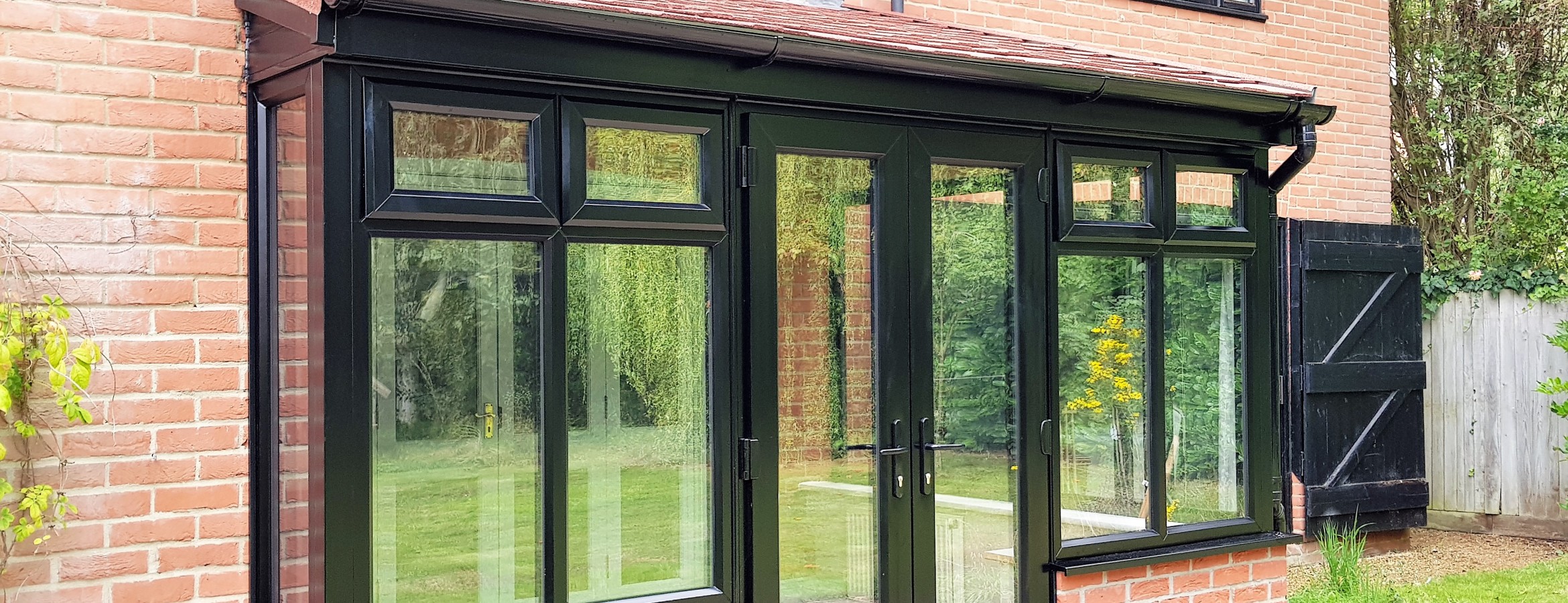 Conservatory with a warmroof
